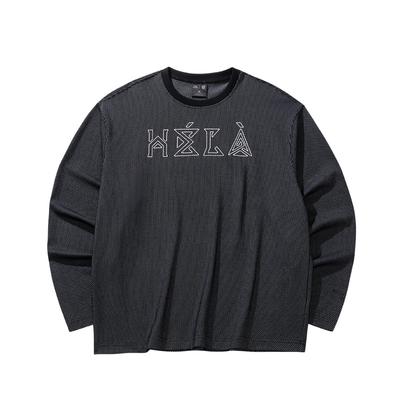 Høst Kyrie Basketballserie Fargeblokk Strikket Langermet T-skjorte Unisex Topper 972611401-1