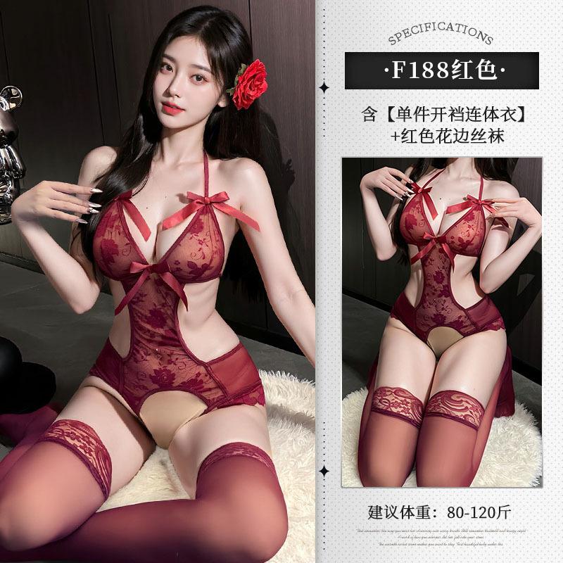 catty plus size fat sister open crotch free sex underwear sexy pure desire uniform lace seduction pajamas 18