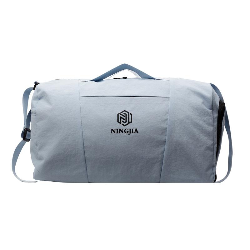 

Popular portable gym bag for men and women, with dry and wet separation, suitable for sports training, yoga, swimming, and business trips 47*20*25 синий