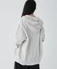 WEGO Hooded Sweatshirt Solid Size L Men's Cardigan, Unisex, Simple, Color, Loungewear, Gift, Spring, Summer, Autumn, Winter, Gray,