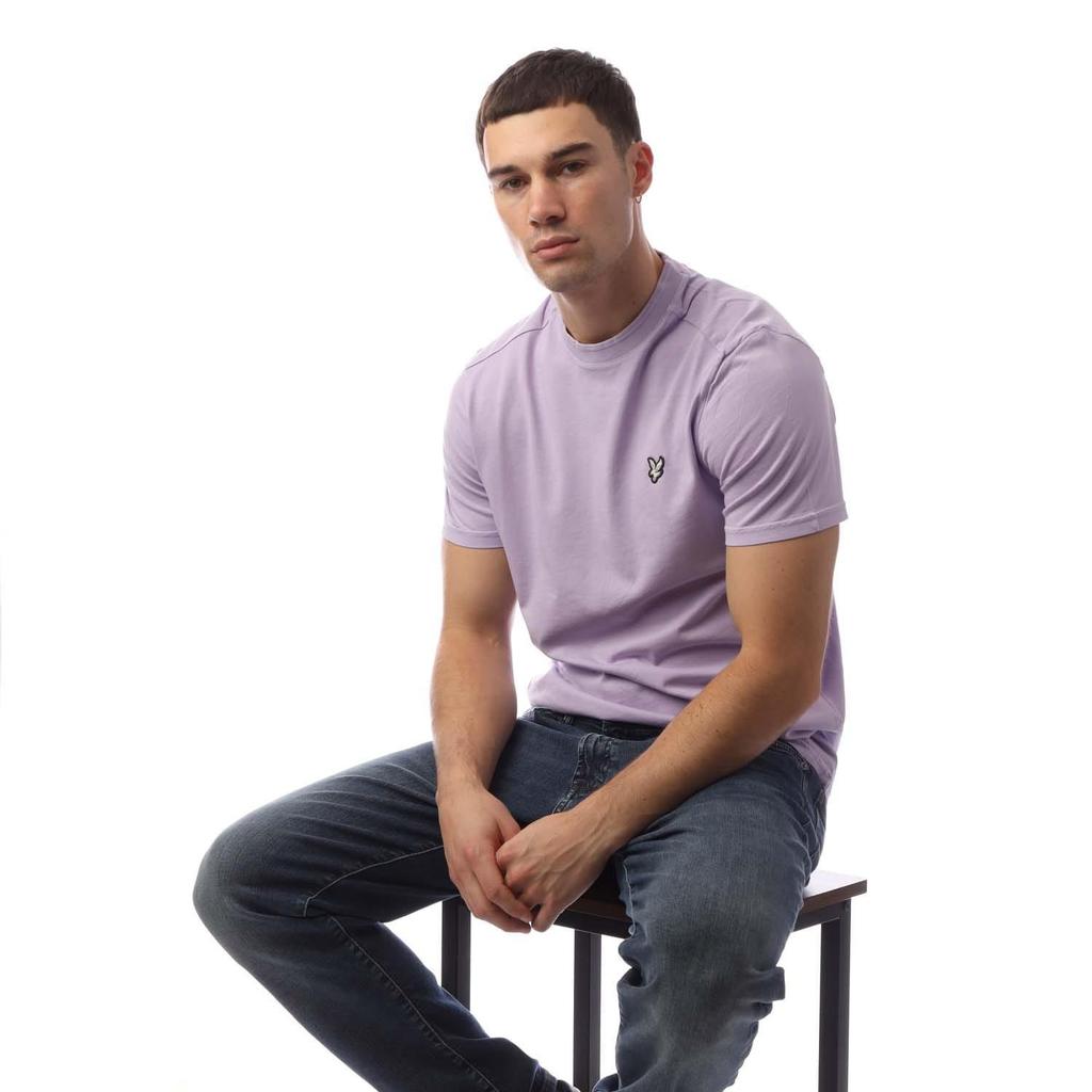 Lyle & Scott Mens Natural Dyed Crew Neck T-Shirt