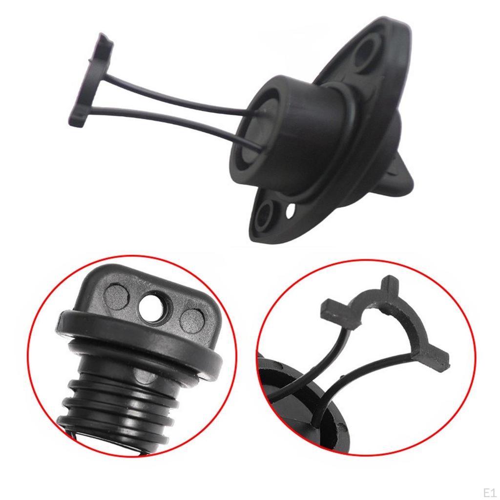 2Pcs Boat Drain Plug, Oval Transom Bung Hull Hole Drainage Sealing Plugs, Kayak Plugs for