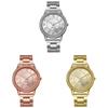 Classic Heart Shape Quartz Watch For Women With Diamond Accents And Alloy Steel Band