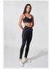 Women's Color-Block Sports Yoga Set: High-Intensity Sports Bra & High-Waisted, Hip-Lifting Yoga Pants