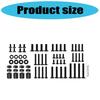 Heavy Duty TV Mounting Hardware Screw Kit Set with Box Washers Spacers M6 Screws Replacement Screws