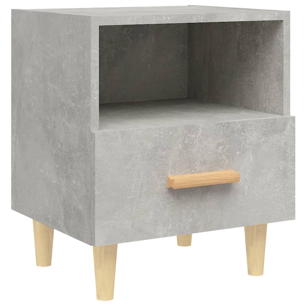 Nightstand Concrete Gray 40x35x47 cm