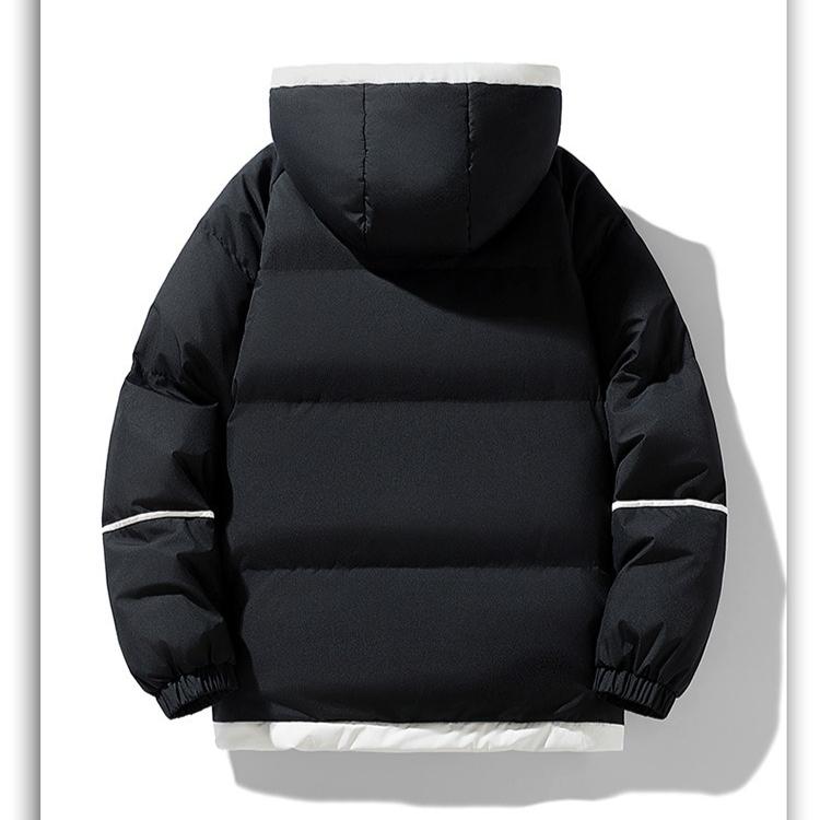 Winter Daunenjacken Herren Kapuzen Baumwolljacken Locker Brotjacken Verdickte Oberteile Warme Paar Baumwolljacken für Männer und Frauen