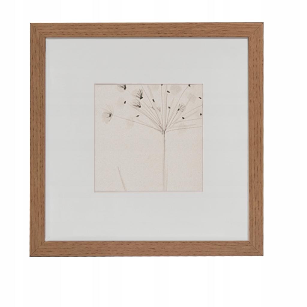 Photo Frame 016/47 M043/M015 White/Oak 23X23 Cm 3Pak