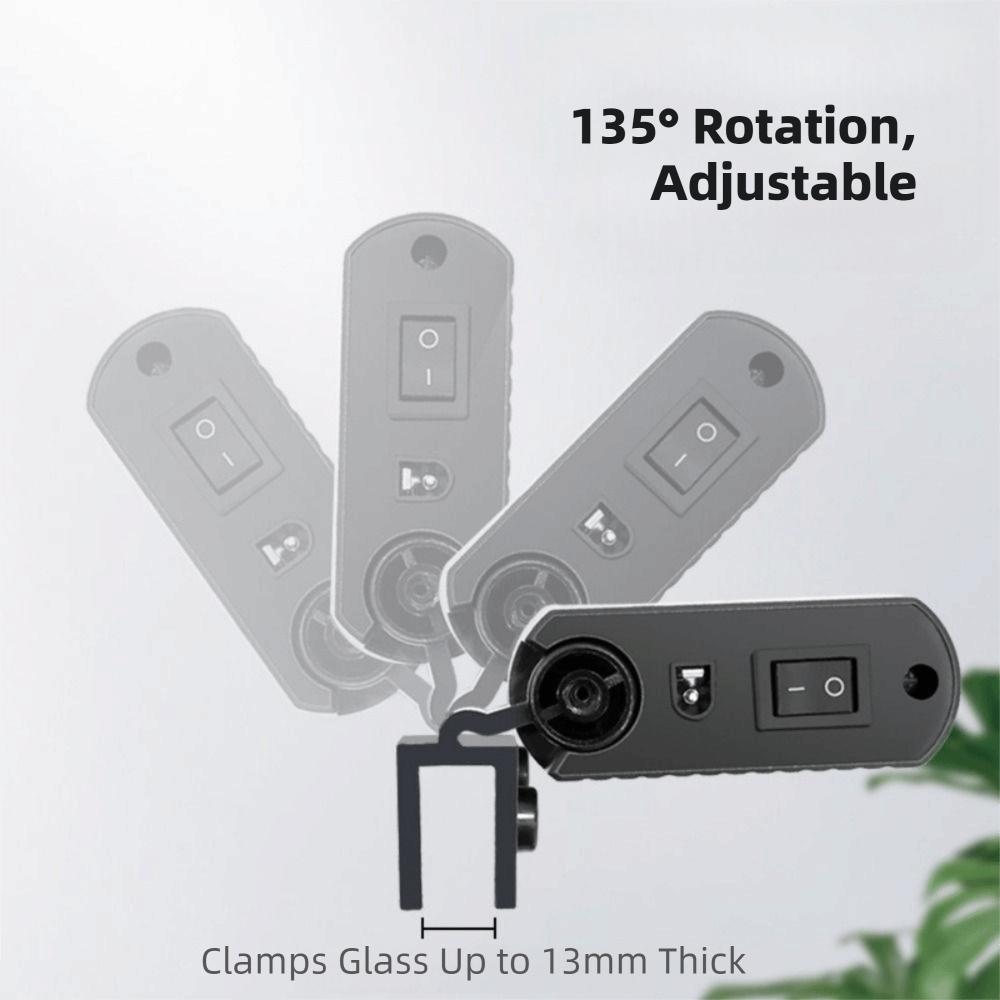 135° Rotation Heat Dissipation Fan 2/3/4/5/6 Head System Chiller Control Fish Tank Cooler  Summer