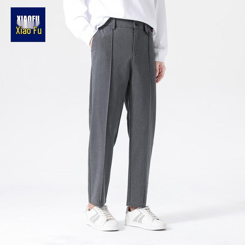 

Men s Straight-Leg Casual Trousers M