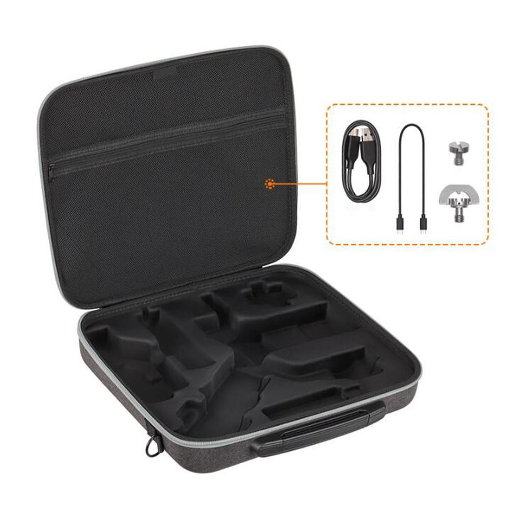 Carrying Case Fit for RS 4 Mini Large Capacity Shock Absorbing Drop Proof Stabilizer Travel Shoulder Bag