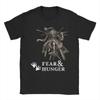 Fear and Hunger Games T-Shirt Men's 100%Cotton Clothing Vintage Horror  Crewneck Short Sleeve
