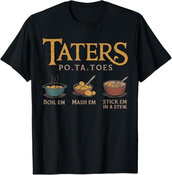 Patate Pa-ta-te Maglietta