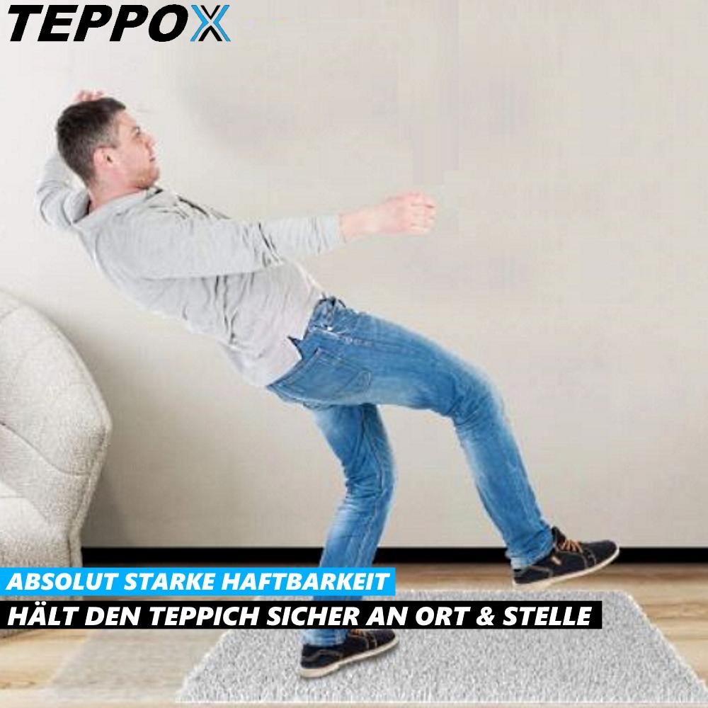 TEPPOX Carpet Stopper Anti-Slip Stickers Stopper Pads Carpet Grippers [4 Pack]