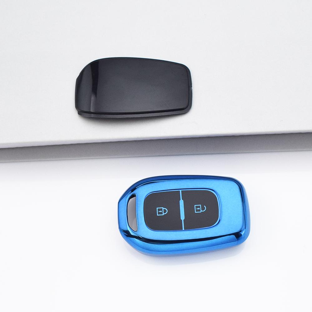 2 Buttons Keyless for Renault Scenic Master Duster Dacia Megane Dokker Logan Laguna TPU Car Key Case Shell Fob Cover Protector