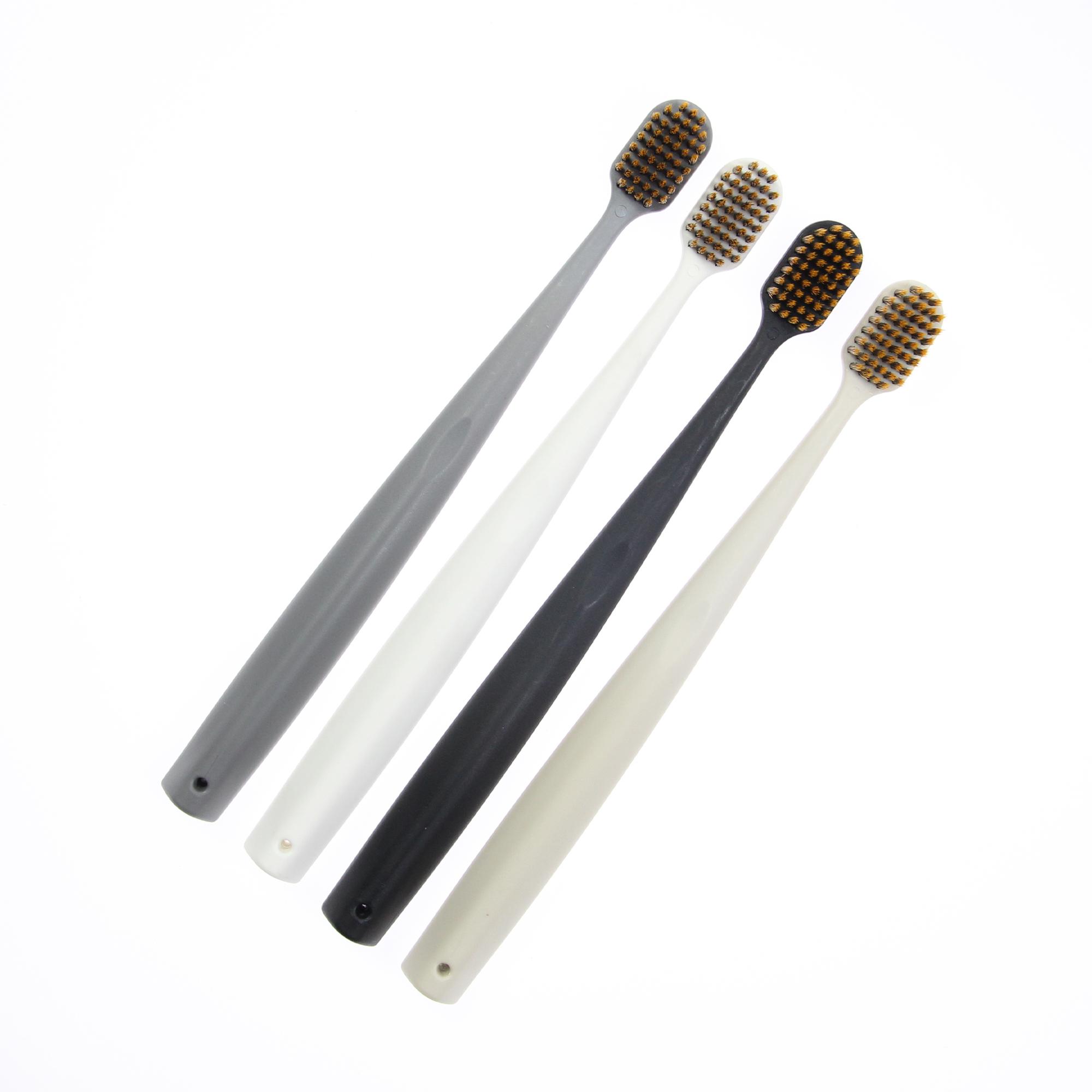 Small Quantity Ready to Ship Adult Eco-friendly PLA Toothbrush Corn Starch Biodegradable Luxury Tooth Brush чёрный