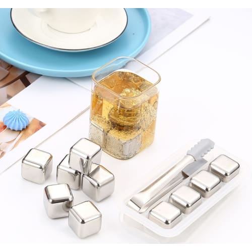 Duwanlhridh Titanium Ice Packs, Ice Cubes, Ice Balls, No-Melt Ice, Rapid Cooling, Reusable, Long-Lasting Cold, Perfect for Cocktails, Juice, Whiskey,
