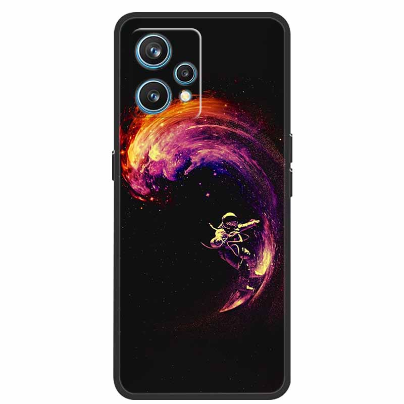 For Realme 9 Case RMX3521 Shockproof Soft silicone TPU Back Cover For Realme9 4G Phone Cases Realme 9 6.4 inch Cute Cartoon Bag