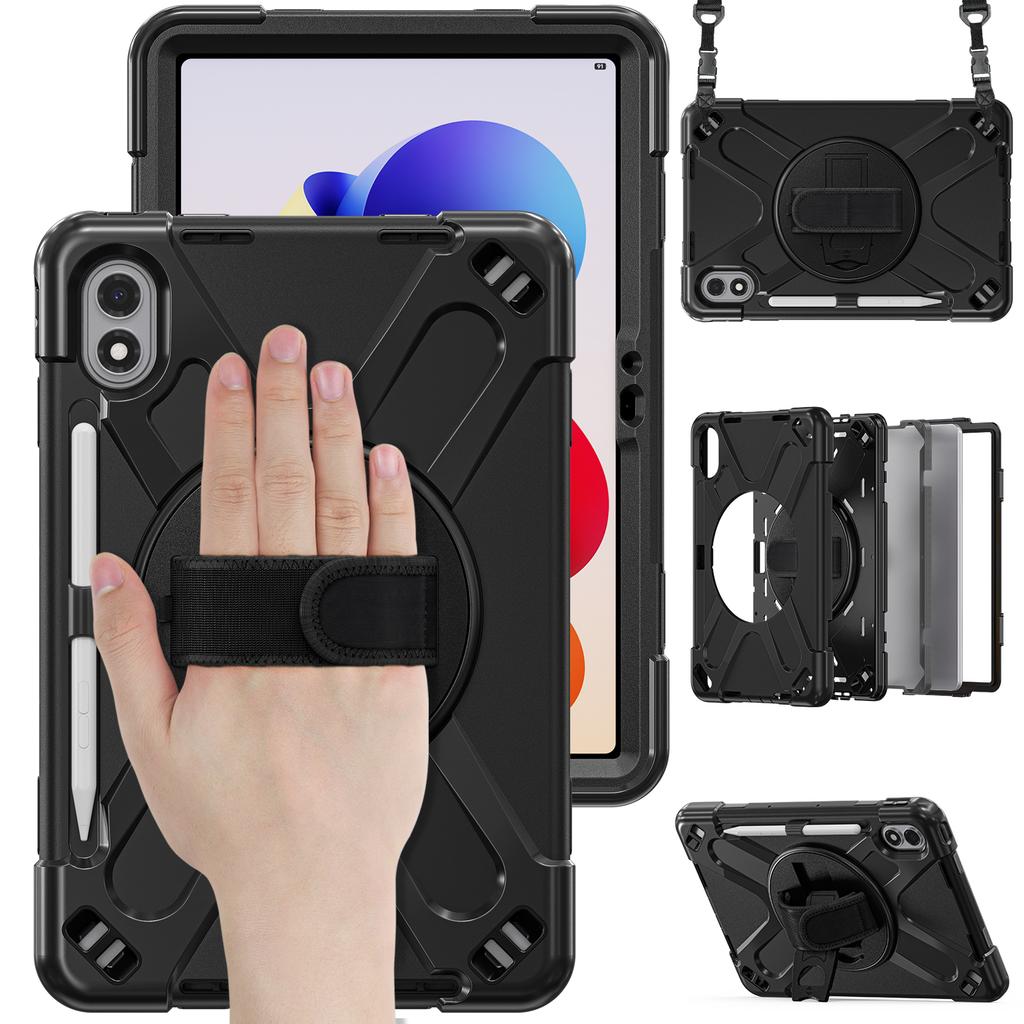 LFOIQN Heavy Duty Shockproof Case For Redmi Pad 2 Pro 12.1 / POCO Pad M1 12.1 Inch Tablet PC Kids Silicon Cover Case