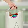 Storage Basket Collapsible with Arc Handles Easy Carrying Container Durable Waterproof Oxford Storage Bin