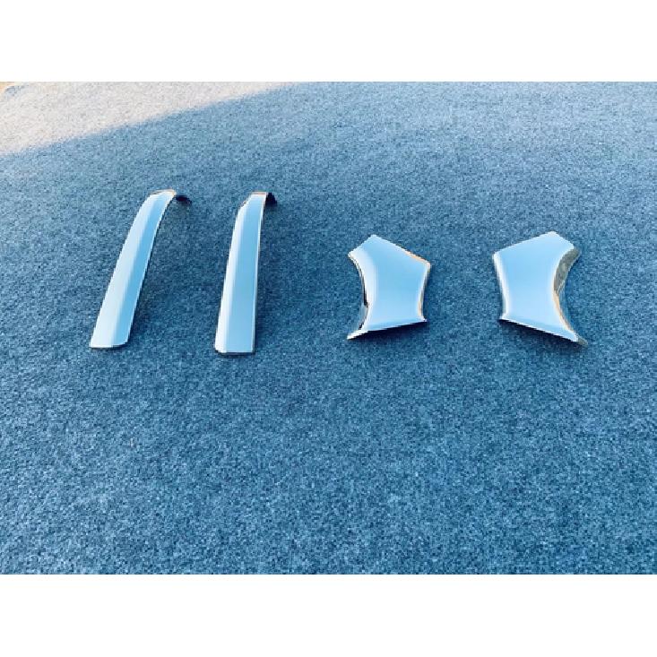 Chrome Rearview Mirror Side Cover Trim Strip For -2024 Toyota Harrier Venza