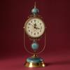 Vintage Mantel Timepiece Polished Finish Home Decor Gold-Tone for Desktop