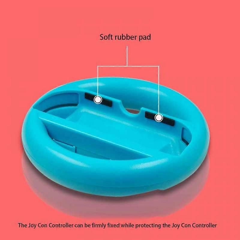 Steering Wheel for Nintendo Switch Controllers, 2 pcs Racing Wheel Compatible with Mario Kart, Game Controller Wheel for Nintendo Switch Remote Games