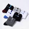 6 Pairs of New Men's Fashionable Pure Cotton Sports Mid Calf Socks
