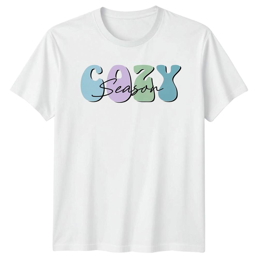 Cozy Season Unisexs TShirt Cozy Aesthetic Winter Christmas Gift For Her S