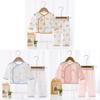 Baby Summer Lightweight Cotton Kimono Set With Antibacterial Feature For Newborns