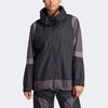 adidas Women's Colorblock Windbreaker Jacket Black/Grey IN3619