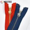 5Pcs Meetee Metal Zippers 3# 15/18/20/25/30cm Close-End Zip Closure for Sewing Jacket Coat Decor Zipper Repair DIY Accessories