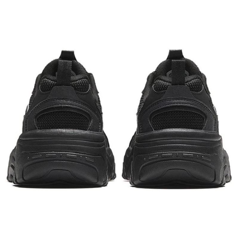 Anta Meteorite Anti-Slip Wear-Resistant Low-Top Chunky Sneakers Women's Black Sneakers 122348851-2