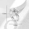 High Quality New Luxury 925 Silver Love Arrow Star Friend Wedding Ring Set Suitable For Women Tiki jewelry Party Gifts