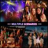 Party Favor Light Up Wands With Lanyards Flashing LED Wand Glowing Cheer Wands Flashing LED Stick