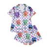 Children's Home Clothes Pajamas Set Short-sleeved Top Shorts Two-piece Set Outer Wear Play Cardigan Clothes