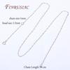 1/2Pcs 50cm 18K Gold Plated Chains Necklaces Women Bulk Wholesale Fashion Beads Chains For Jewelry Making Supplies