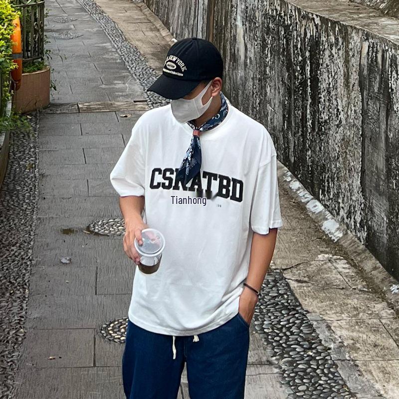 Men's Retro Japanese Indigo Bandana: Trendy Silk Scarf for Street Dance & Hip Hop