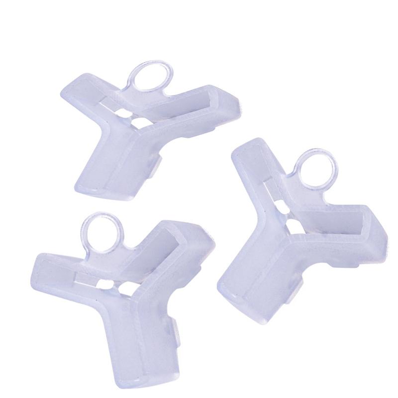 25 buc cârlig de pescuit, capac de protecție cu trei cârlige, protector pentru cârlig de pește, set de cârlige trident, imitație de răzuitor 1 # 2 # 3 # 4 # 5 #