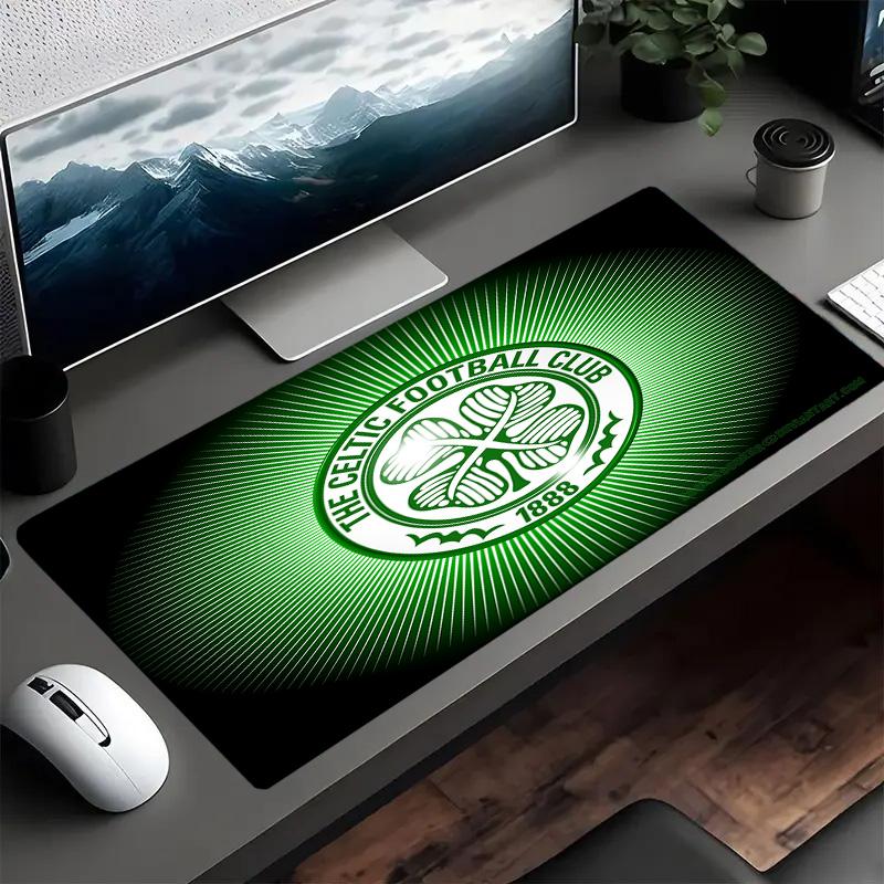 Celtic Fc Crest Design Mouse pad Mouse pad, Gaming Mouse Pad, keyboard pad, Desk Decor for computer notebook Fan Gift Birthday Gift