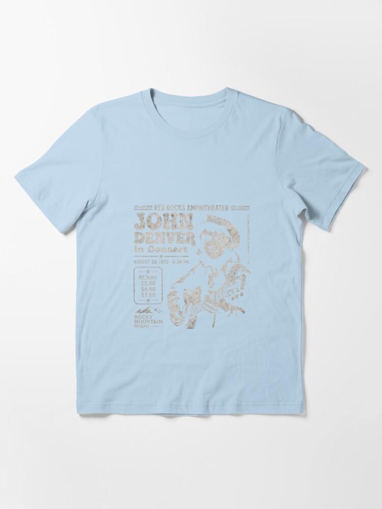 John Denver John Denver Red Rocks Concert 1973 Vintage Essential T-Shirt