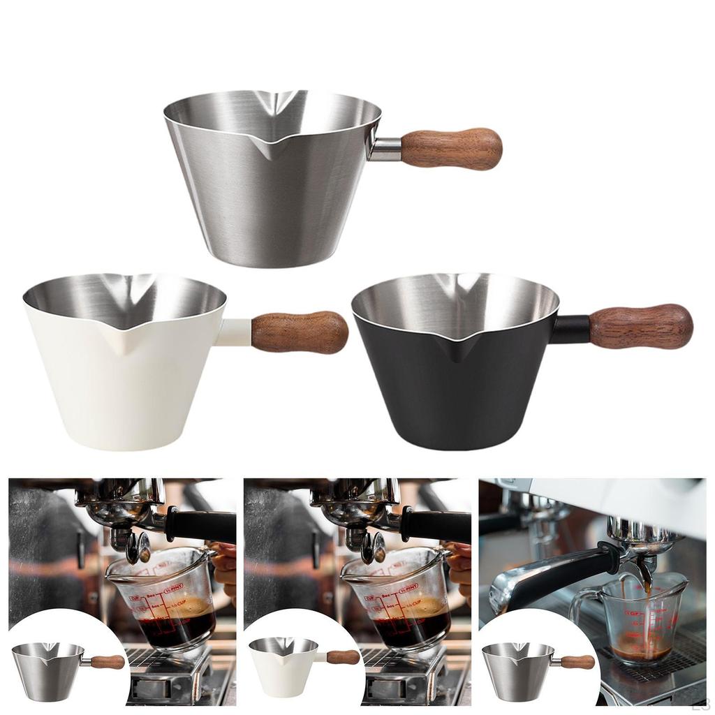 120ml Odměrka na kávu s rukojetí, Multifunkční dárek, Džbánek na mléko, Nalévací nádobka pro domácnost