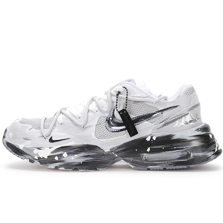Nike Air Max Fusion Mesh Breathable Moisture Wicking Coverage Low Top Running Shoes Women's Gray CJ1671-105(Team130-VAM)