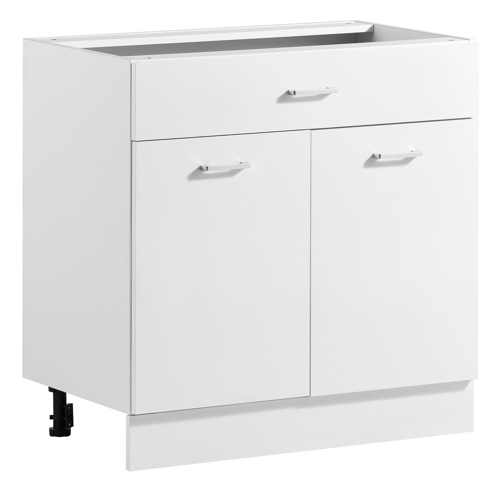 VEVOR White Shaker Base Cabinet Ready