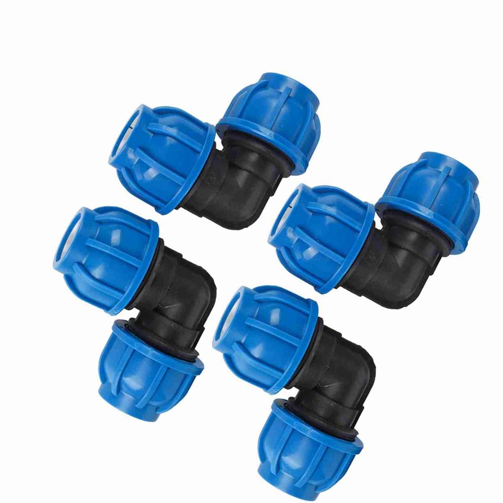 4 st PE-plast 32 mm till 32 mm Vinkeladapteranslutning Vattenrörsfittings Tillbehör