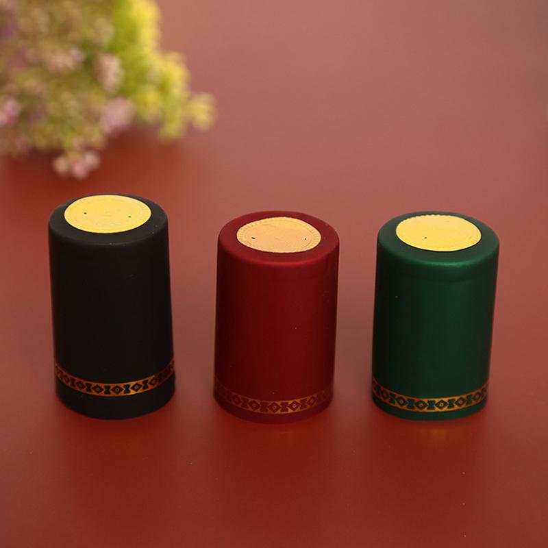100Pcs Heat Shrink Capsules Wine Bottle Heat Shrinkable Cap Wine Shrink Film