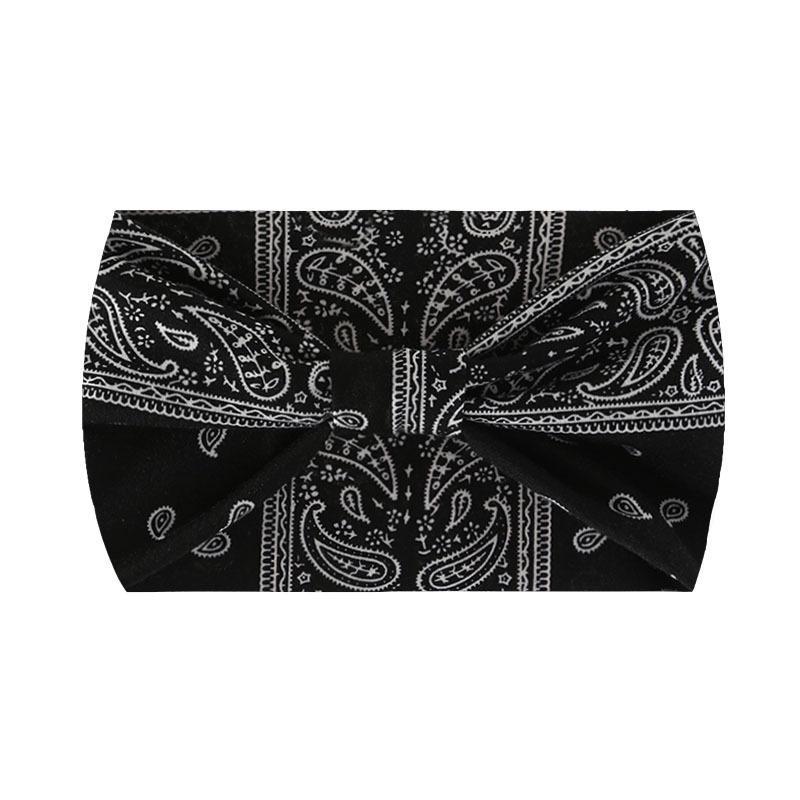 European & American Wide Elastic Yoga Headband - Sweat-Wicking & Absorbing for Fashionable Sports & Cycling