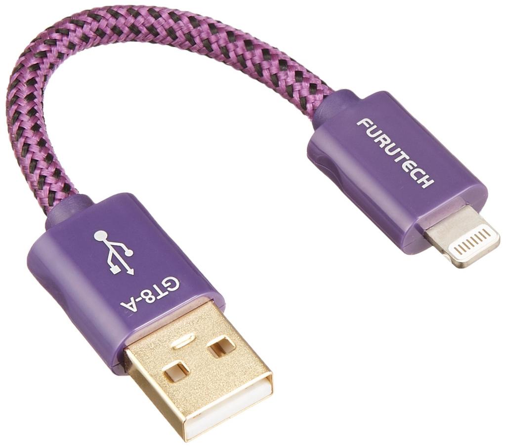 FURUTECH ADL Grade Lightning USB A High-End i-Device Cable, Type, 10cm, GT8A0.10