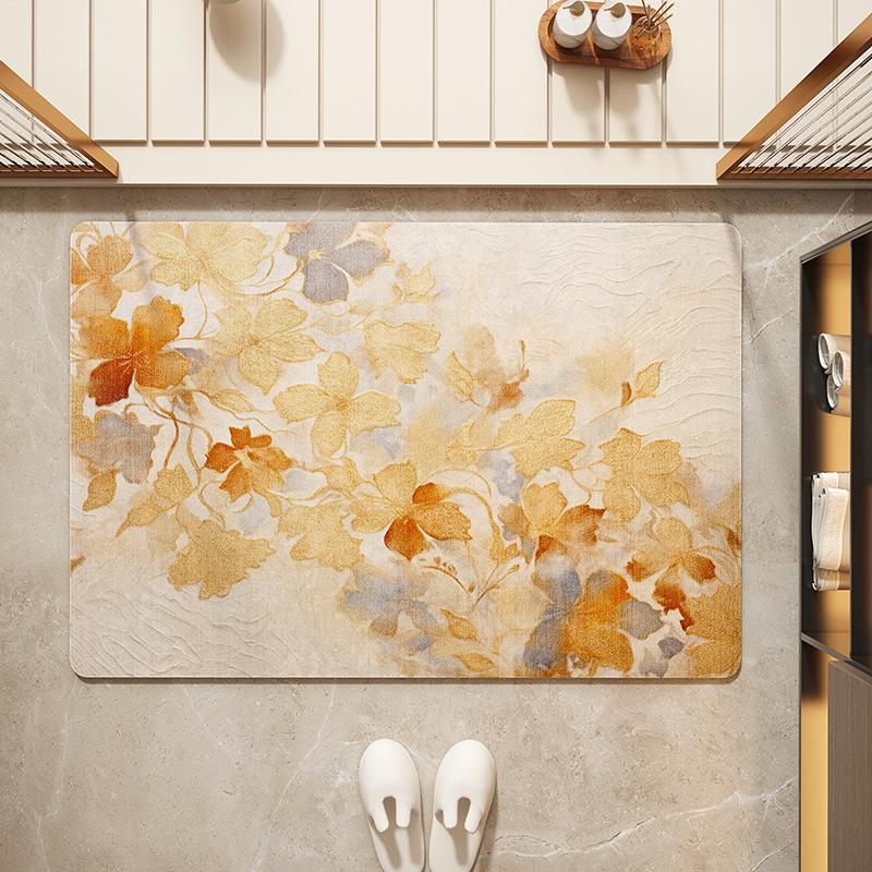 Bathroom Absorbent Mat Kitchen Mat Bathroom Foot Mat Quick Drying Bathroom Absorbent Floor Mat