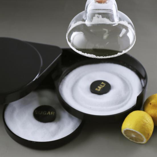 Plastic Salt Edge Box Three Layers Salt Dipper Sugar Juice Seasoning Box Smooth Inner Wall Salt Dipping Tool